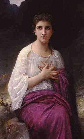 Psyche copia de Bouguereau 