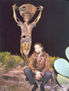 Monumento dedicado "Als saliners"; Bronce 2.10m