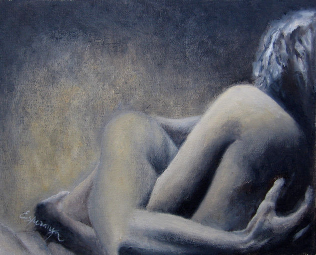 Sensualidad IV Óleo Lienzo Desnudos