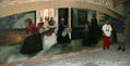 Mural en Barcelona, y  los autores