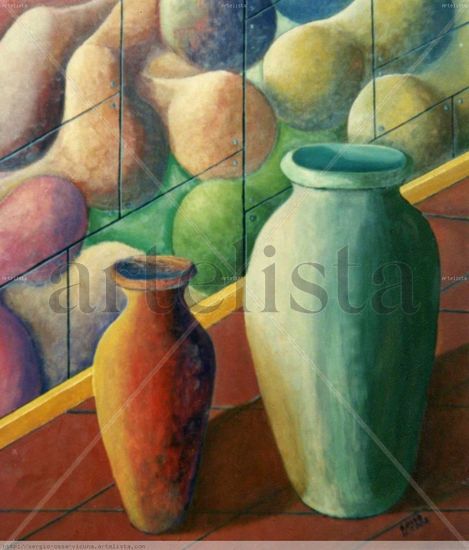 pasillo Acrylic Canvas Still Life Paintings