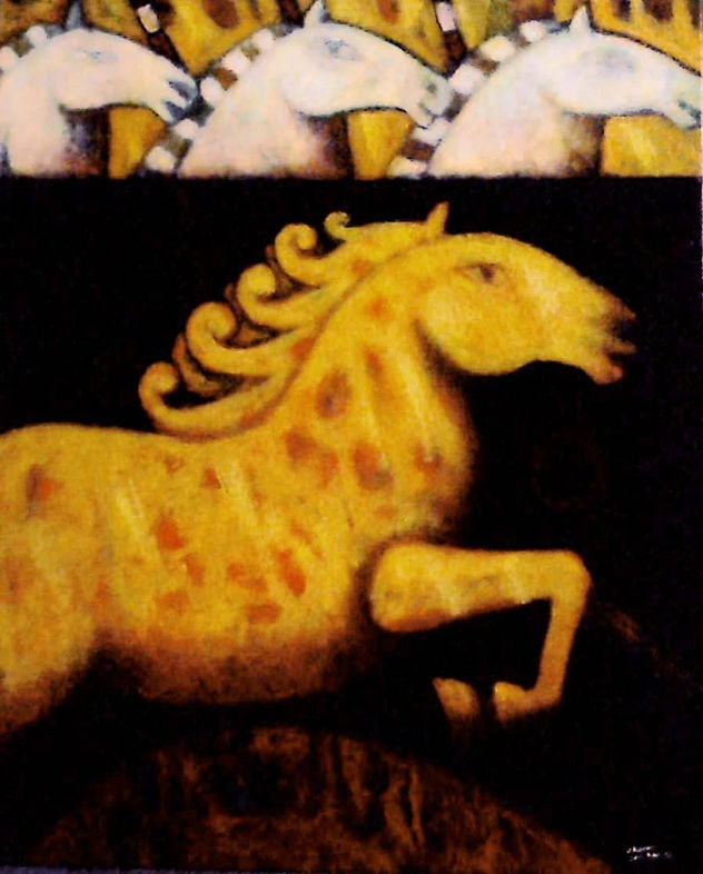 Caballito color amarillo