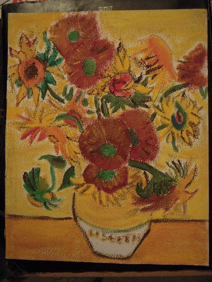 Girasoles de vg Watercolour Card Still Life Paintings