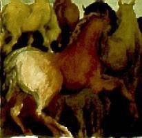 Equinoccio 2 Oil Canvas Animals