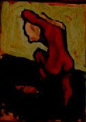 Desnudo en rojo Oil Canvas Nude Paintings