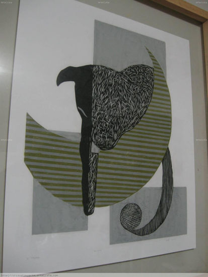 "recuerdos" Woodcut