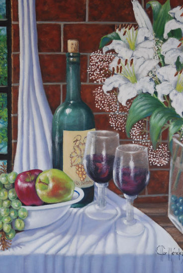 Mientras te esperaba Oil Canvas Still Life Paintings