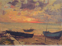 Marina al tramonto