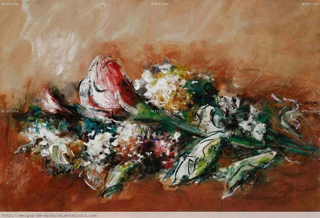 FIORI DISTESI Oil Canvas Landscaping