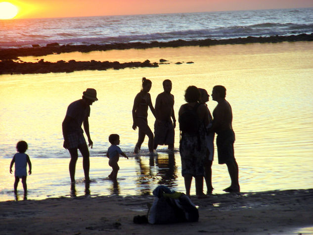 Colores del atardecer 