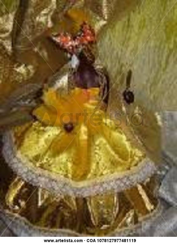 Escultura Modelada Oxum, Diosa africana de la Belleza y la Maternidad