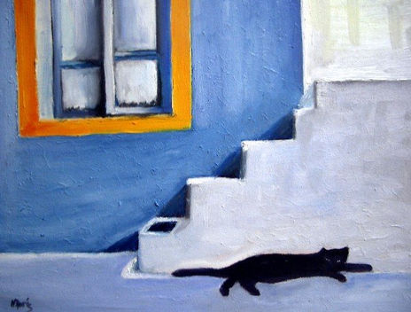 Gato de santorini