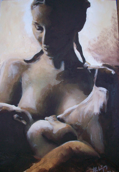 maternidad Oil Card Portrait