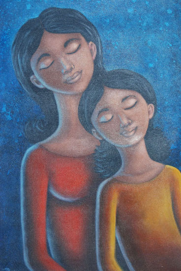 Bellas durmientes Acrylic Canvas Figure Painting