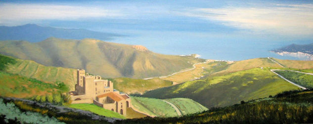 Sant Pere de Roda Acrylic Canvas Landscaping