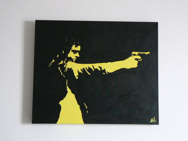 EL SICARIO Acrylic Canvas Portrait