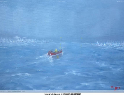 La barca roja