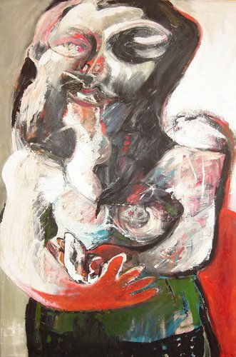 Mujer 1 Oil Canvas Figure Painting