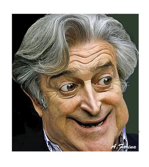 Caricatura de Luis Alberto Lacalle (ex prsidente de Uruguay) 