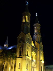 La basilica de noche