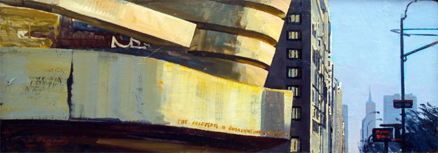 Guggenheimm New York Oil Panel Landscaping