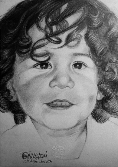 Retrato de Niño Grafito