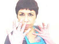 Madre y guantes