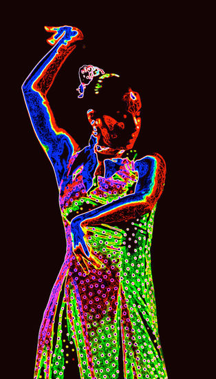 Danza flamenca Retrato Color (Digital)