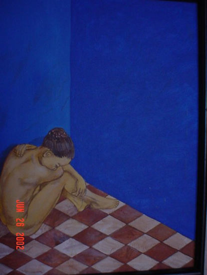 nunca más Acrylic Canvas Nude Paintings