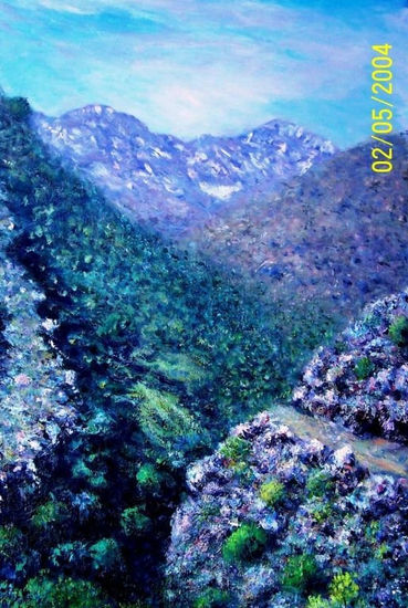 la vereda de la estrella Oil Canvas Landscaping