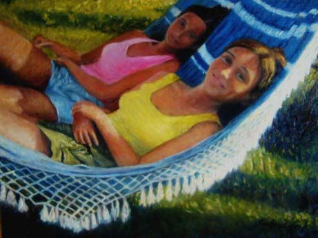 Tarde de verano Oil Canvas