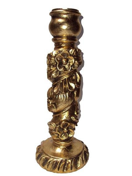 CANDELABROROSASHOJASDE38CM.