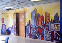 Pintura mural en...