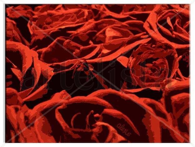 ALFOMBRA DE ROSAS