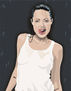 Angelina. Retrato en vector