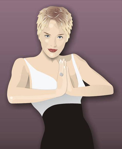 Sharon Stone....