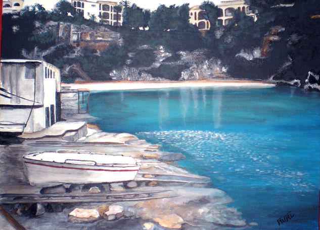 Cala Pi. Mallorca Oil Canvas Landscaping