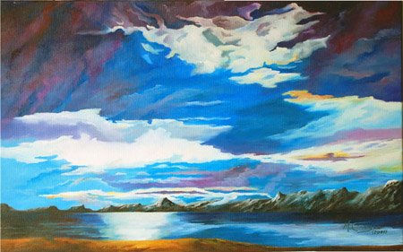 Nubes 2 Oil Canvas Landscaping