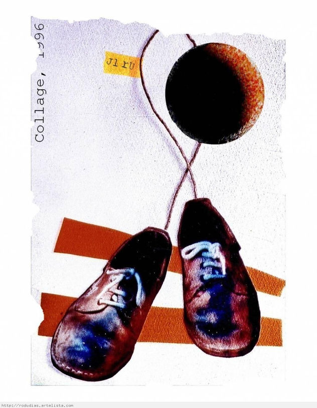 Zapatos atados entre si