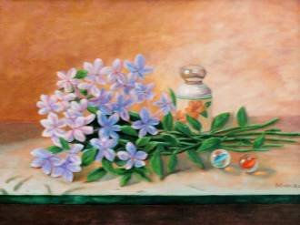 FLORES CON CANICAS