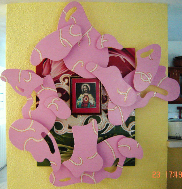 proyecto de altar,basado en un sagrado corazon de jesus.