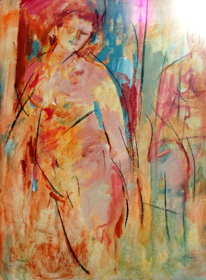 desnudo XII Óleo Lienzo Figura