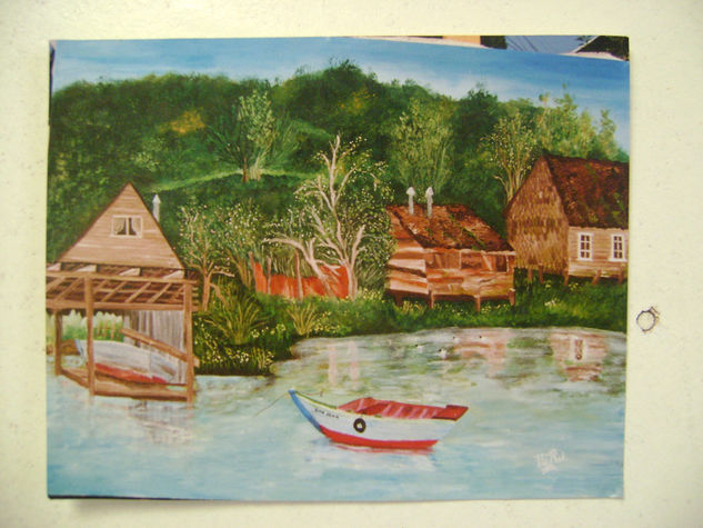 chinquihue x region de chile Oil Canvas Landscaping