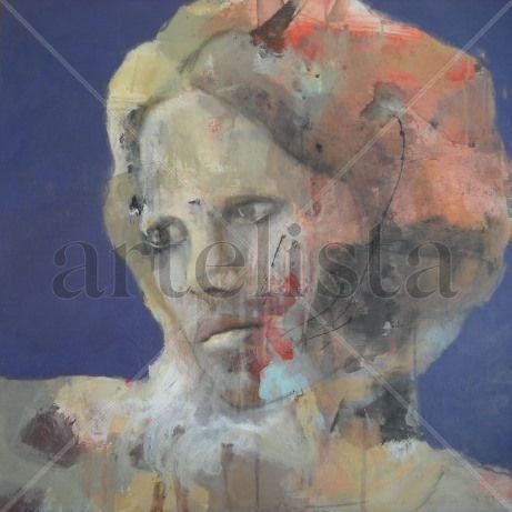 Mujer en azul