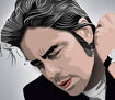 Benicio del Toro. Retrato en vector