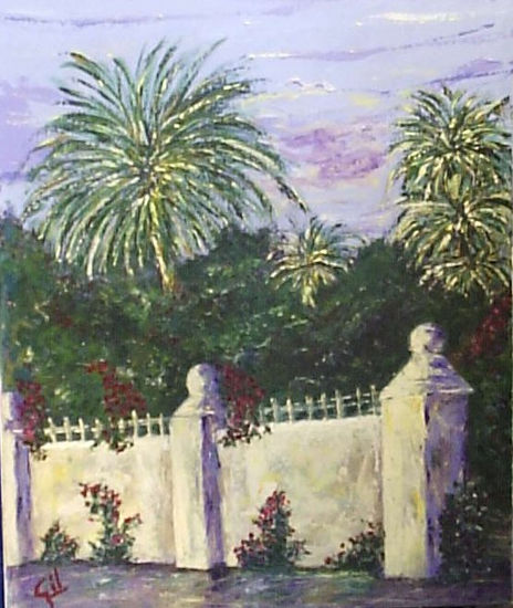 palmeral Oil Canvas Landscaping