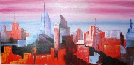 Skyline Acrylic Canvas Landscaping