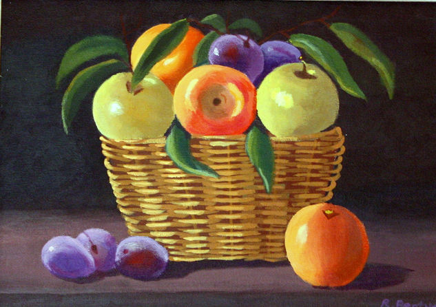 Ejercicio bodegón Acrylic Canvas Still Life Paintings