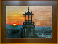Puesta de sol en Montjuic