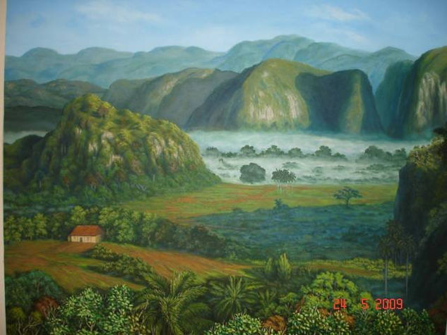 valle de vinales Oil Canvas Landscaping